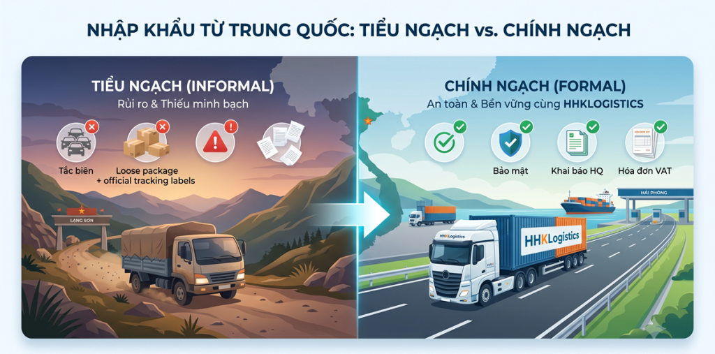 Nhập khẩu tiểu ngạch và chính ngạch