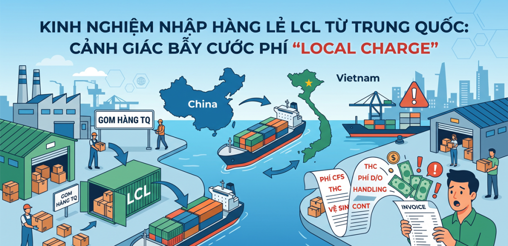 Nhập hàng lẻ LCL Trung Quốc