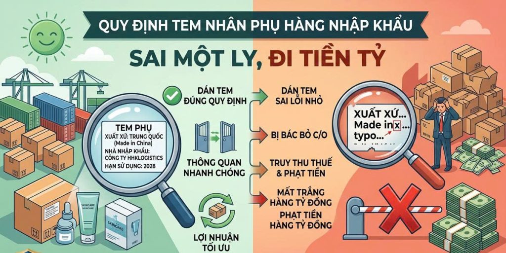 Quy định tem nhãn hàng nhập khẩu