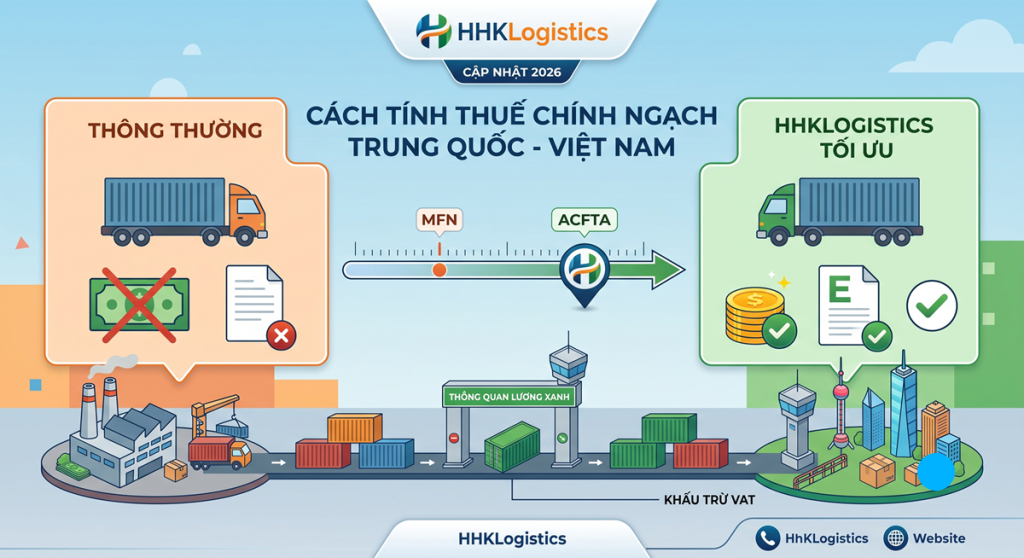 Thuế Nhập Khẩu Hàng Trung Quốc Chính Ngạch
