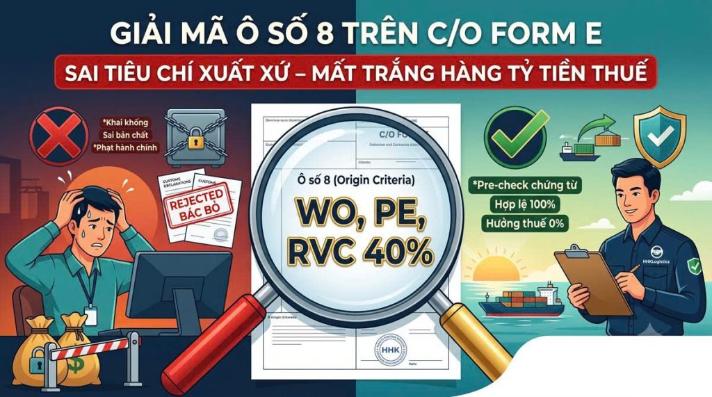 Tiêu chí xuất xứ C/O Form E