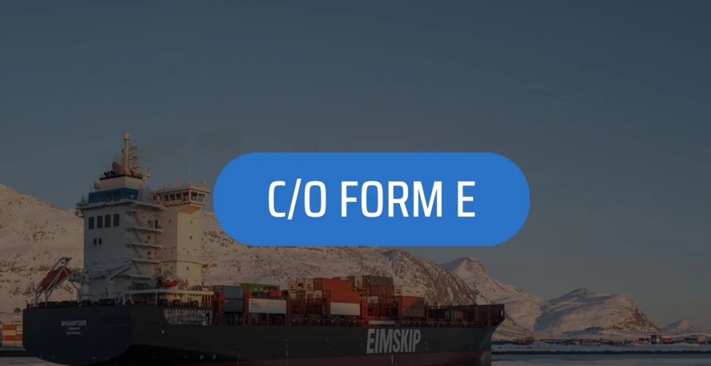 C/O Form E tích hợp